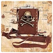 Steampunk Pirate Brown Flask Companion